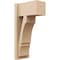 Ekena Millwork 7 1/2-in W x 12-in D x 24-in H Balboa Block Rough Cedar Woodgrain TimberThane Outlooker, Primed Tan OUTUR075X12X24BOA44RCPR - alternate 1